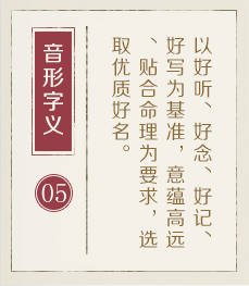 江西起名流程五